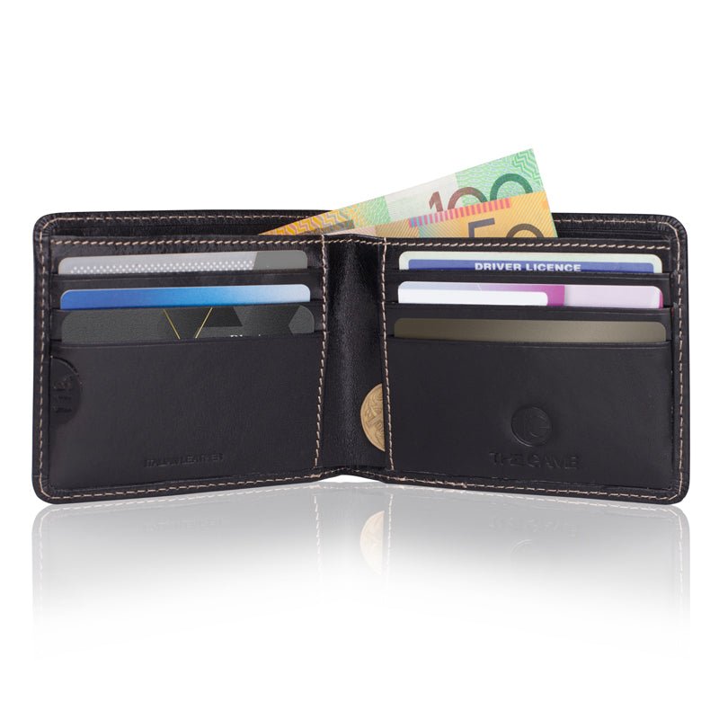 The All Rounder – Cricket Leather Bifold Wallet - The Game