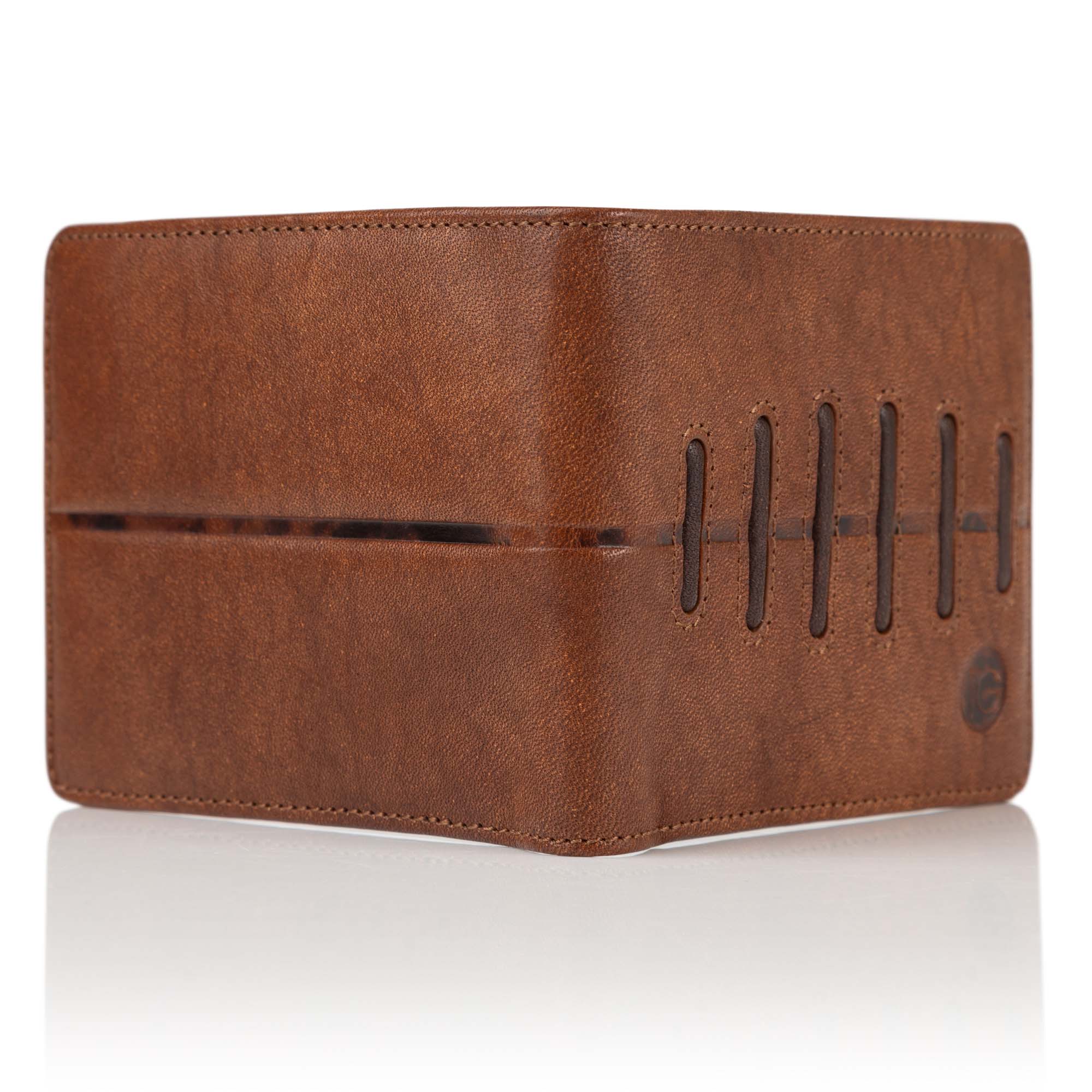Personalised England Rugby Leather Wallet For Men - Bifold With RFID Blocking - Klassek